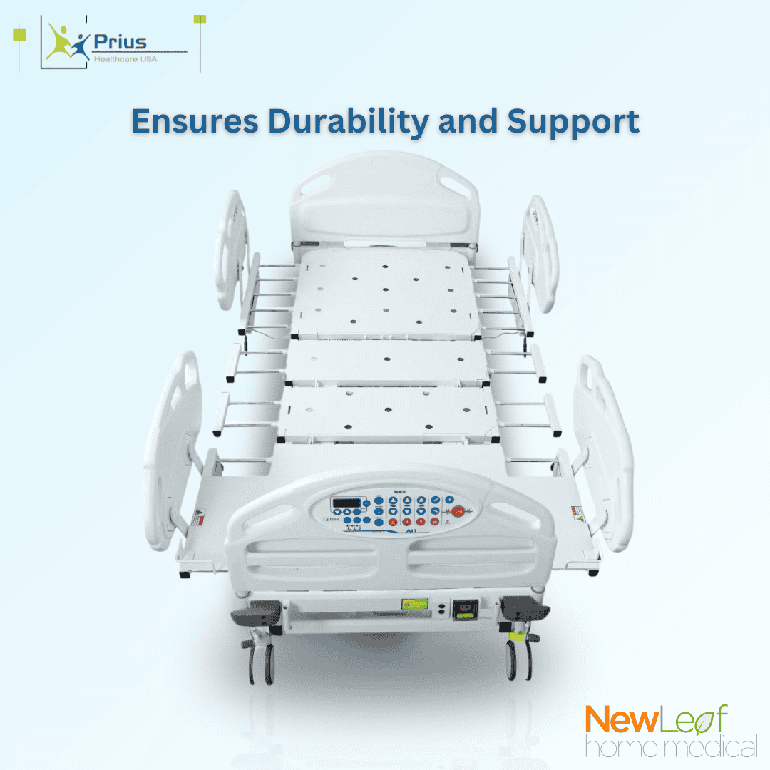 Prius AI1 - Premium Bariatric Expandable Hospital Bed w/ Built-in Scale & Trendelenburg
