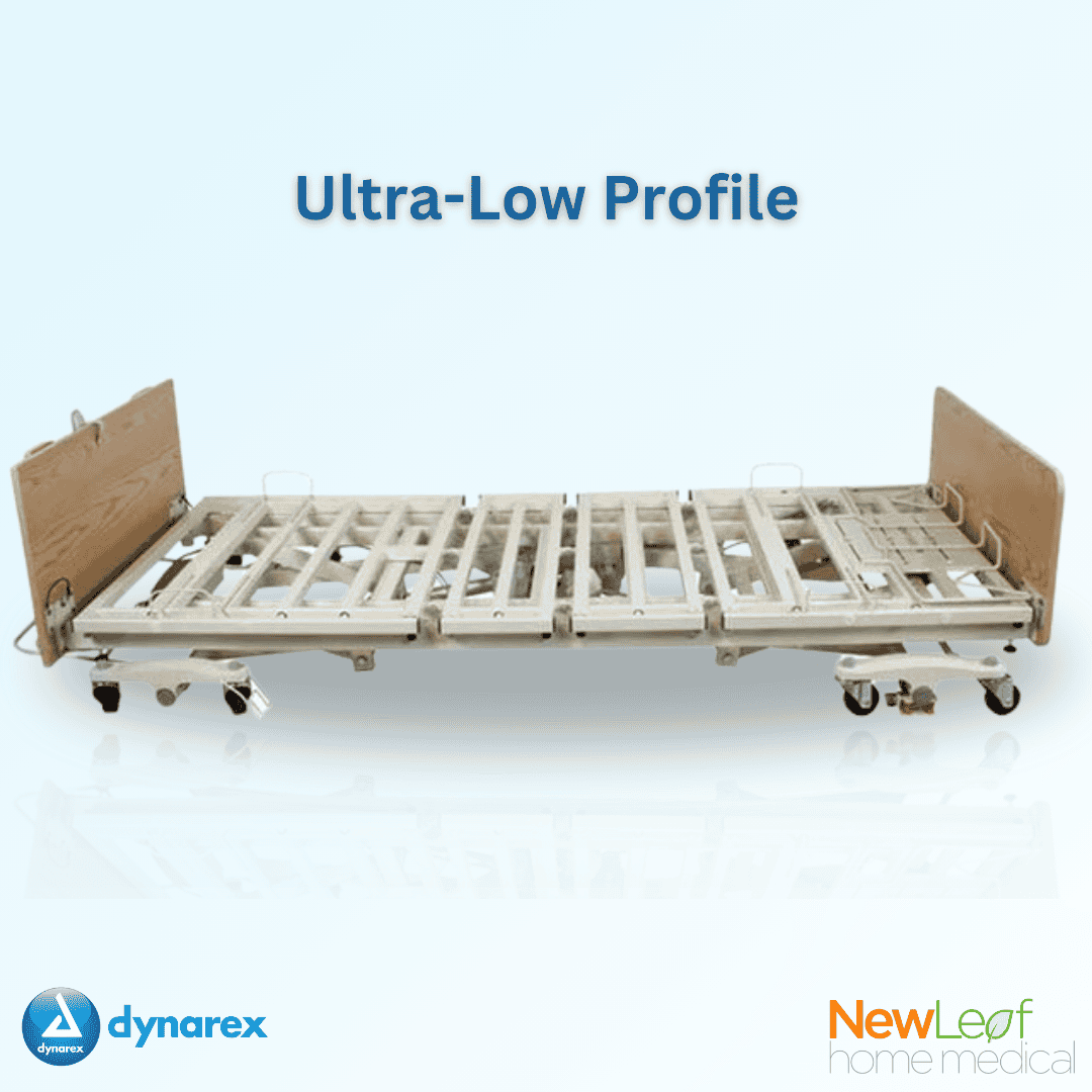 Dynarex DB300 - Bariatric Long Term Care Bed w/ Expandable Deck & Trendelenburg