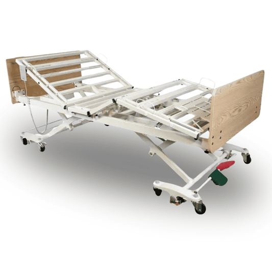 Dynarex DB300 - Bariatric Long Term Care Bed w/ Expandable Deck & Trendelenburg