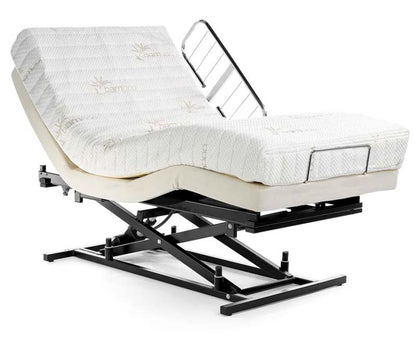 Transfer Master's Supernal Hi-Low models offer a floor to bed deck Overall Height Range of 10.5" Lowest to 20.5" Highest.